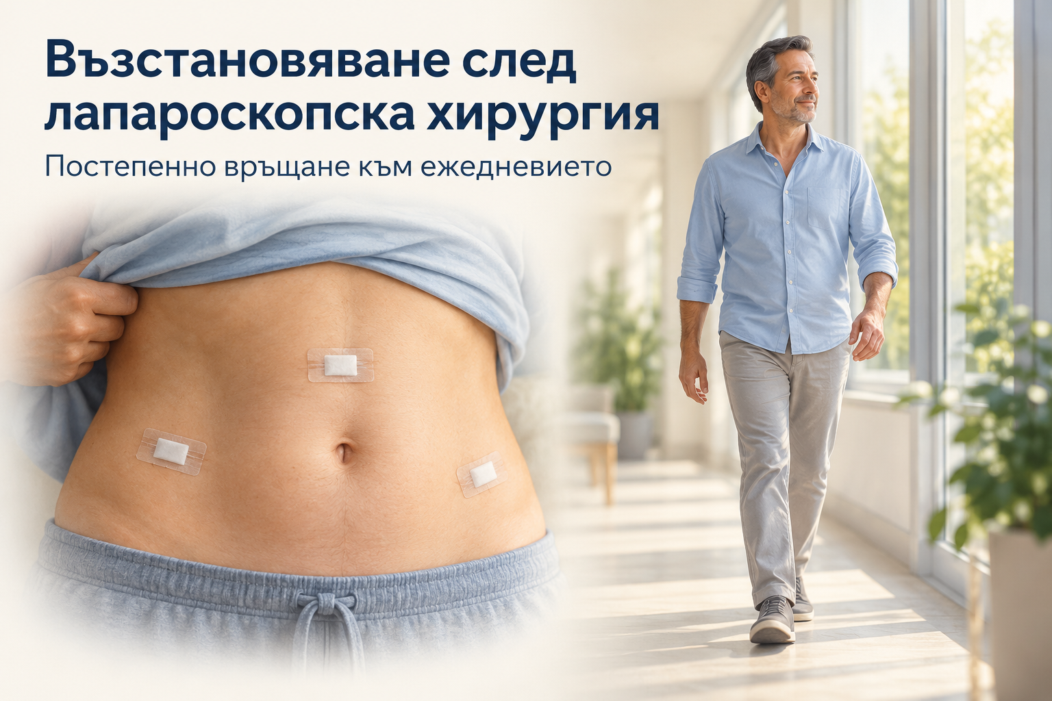 Възстановяване след лапароскопска хирургия: малките разрези и реалните очаквания